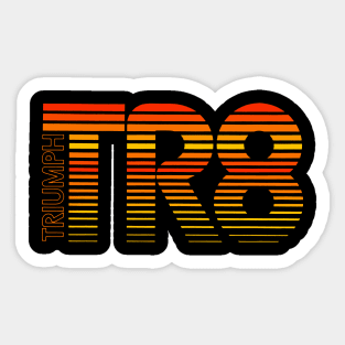 Triumph TR8 Sticker